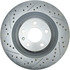 227.33137R by CENTRIC - Select Sport Drilled & Slotted Rotor, Right