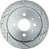 227.34019L by CENTRIC - Select Sport Drilled & Slotted Rotor, Left