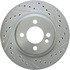 227.34067L by CENTRIC - Select Sport Drilled & Slotted Rotor, Left