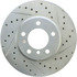227.34070L by CENTRIC - Select Sport Drilled & Slotted Rotor, Left