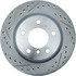 227.34078R by CENTRIC - Select Sport Drilled & Slotted Rotor, Right