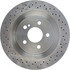 227.35119 by CENTRIC - C-Tek Standard Drilled and Slotted Brake Rotor