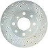 227.40023L by CENTRIC - Select Sport Drilled & Slotted Rotor, Left