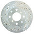 227.40023R by CENTRIC - Select Sport Drilled & Slotted Rotor, Right