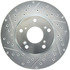 227.40036R by CENTRIC - Select Sport Drilled & Slotted Rotor, Right