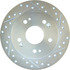 227.40040L by CENTRIC - Select Sport Drilled & Slotted Rotor, Left