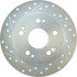 227.40040R by CENTRIC - Select Sport Drilled & Slotted Rotor, Right