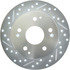 227.40042R by CENTRIC - Select Sport Drilled & Slotted Rotor, Right