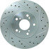 227.40046L by CENTRIC - Select Sport Drilled & Slotted Rotor, Left