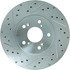 227.40046R by CENTRIC - Select Sport Drilled & Slotted Rotor, Right