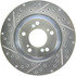 227.40048R by CENTRIC - Select Sport Drilled & Slotted Rotor, Right