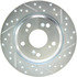 227.40050L by CENTRIC - Select Sport Drilled & Slotted Rotor, Left