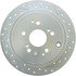 227.40053L by CENTRIC - Select Sport Drilled & Slotted Rotor, Left