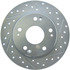 227.40055L by CENTRIC - Select Sport Drilled & Slotted Rotor, Left