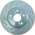 227.40057R by CENTRIC - Select Sport Drilled & Slotted Rotor, Right