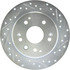 227.40061L by CENTRIC - Select Sport Drilled & Slotted Rotor, Left