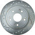 227.40068R by CENTRIC - Select Sport Drilled & Slotted Rotor, Right