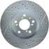 227.40071L by CENTRIC - Select Sport Drilled & Slotted Rotor, Left