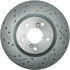 227.40075R by CENTRIC - Select Sport Drilled & Slotted Rotor, Right