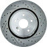 227.40090L by CENTRIC - Select Sport Drilled & Slotted Rotor, Left