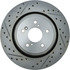 227.40090R by CENTRIC - Select Sport Drilled & Slotted Rotor, Right