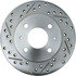 227.42060R by CENTRIC - Select Sport Drilled & Slotted Rotor, Right