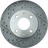 227.42061R by CENTRIC - Select Sport Drilled & Slotted Rotor, Right