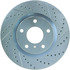 227.42074L by CENTRIC - Select Sport Drilled & Slotted Rotor, Left