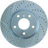 227.42074R by CENTRIC - Select Sport Drilled & Slotted Rotor, Right