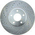 227.42075R by CENTRIC - Select Sport Drilled & Slotted Rotor, Right