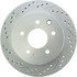 227.42077R by CENTRIC - Select Sport Drilled & Slotted Rotor, Right