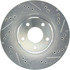 227.42080L by CENTRIC - Select Sport Drilled & Slotted Rotor, Left