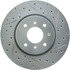 227.42083L by CENTRIC - Select Sport Drilled & Slotted Rotor, Left