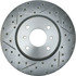 227.42083R by CENTRIC - Select Sport Drilled & Slotted Rotor, Right