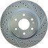 227.42085L by CENTRIC - Select Sport Drilled & Slotted Rotor, Left