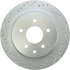 227.42088R by CENTRIC - Select Sport Drilled & Slotted Rotor, Right