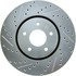 227.42092R by CENTRIC - Select Sport Drilled & Slotted Rotor, Right