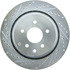 227.42093R by CENTRIC - Select Sport Drilled & Slotted Rotor, Right