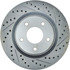 227.42096L by CENTRIC - Select Sport Drilled & Slotted Rotor, Left