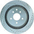 227.42101L by CENTRIC - Select Sport Drilled & Slotted Rotor, Left