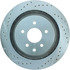 227.42101R by CENTRIC - Select Sport Drilled & Slotted Rotor, Right