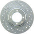 227.44004L by CENTRIC - Select Sport Drilled & Slotted Rotor, Left