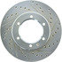 227.44044L by CENTRIC - Select Sport Drilled & Slotted Rotor, Left