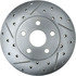 227.44064R by CENTRIC - Select Sport Drilled & Slotted Rotor, Right