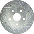 227.44079L by CENTRIC - Select Sport Drilled & Slotted Rotor, Left