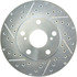 227.44079R by CENTRIC - Select Sport Drilled & Slotted Rotor, Right