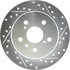 227.44080L by CENTRIC - Select Sport Drilled & Slotted Rotor, Left