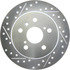 227.44080R by CENTRIC - Select Sport Drilled & Slotted Rotor, Right