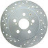 Centric 227.44165R Disc Brake Rotor Select Sport Drilled & Slotted Rotor, Right