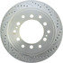 227.44175L by CENTRIC - Select Sport Drilled & Slotted Rotor, Left